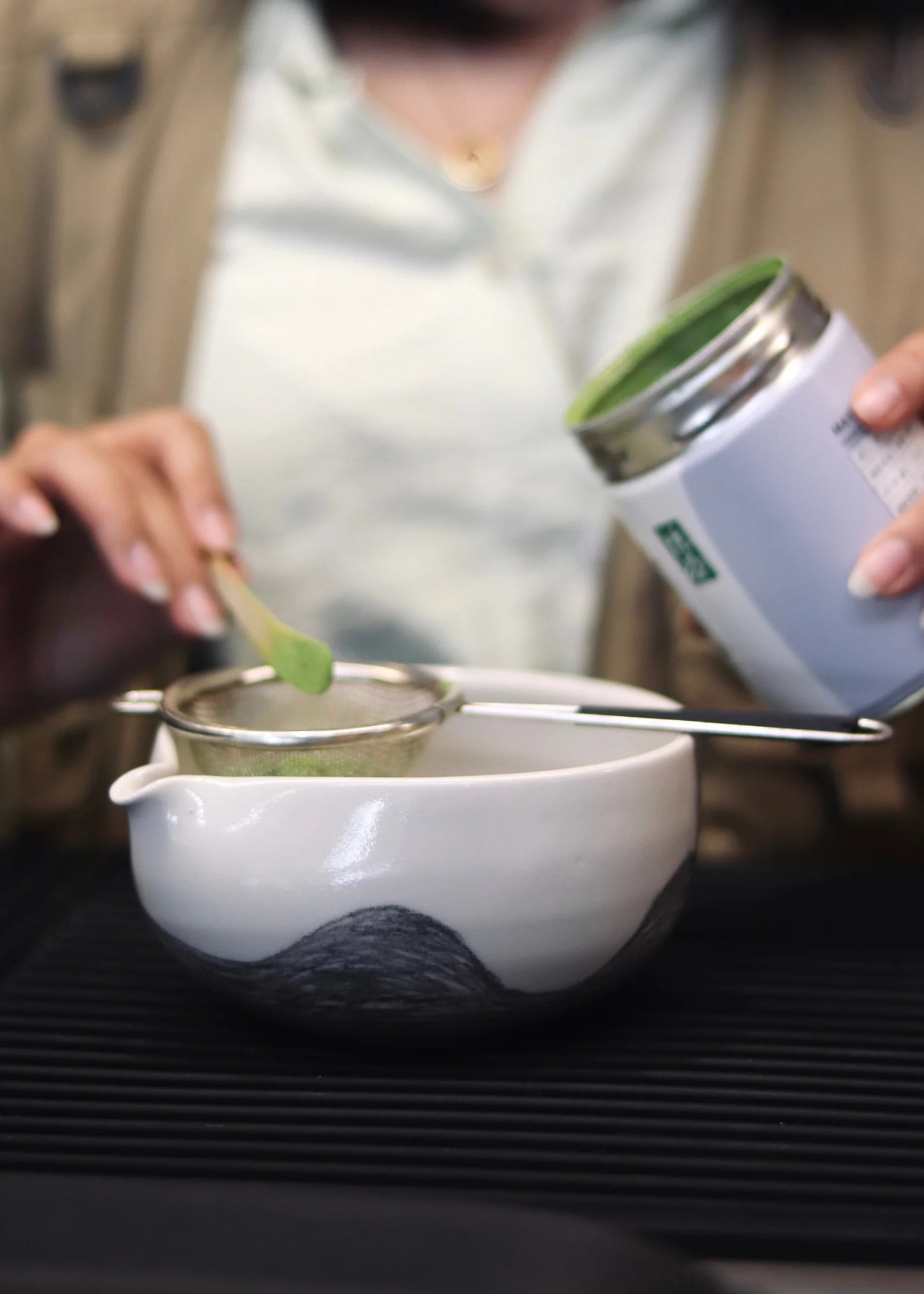 Matcha Katakuchi Chawan Bowl