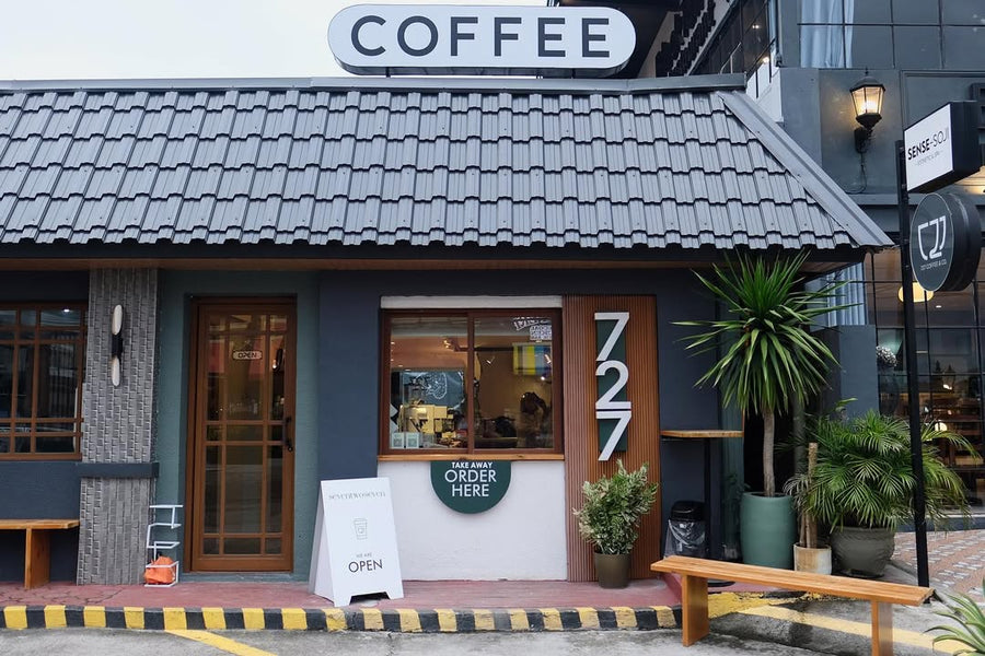 727 Coffee & Co. interior and exterior