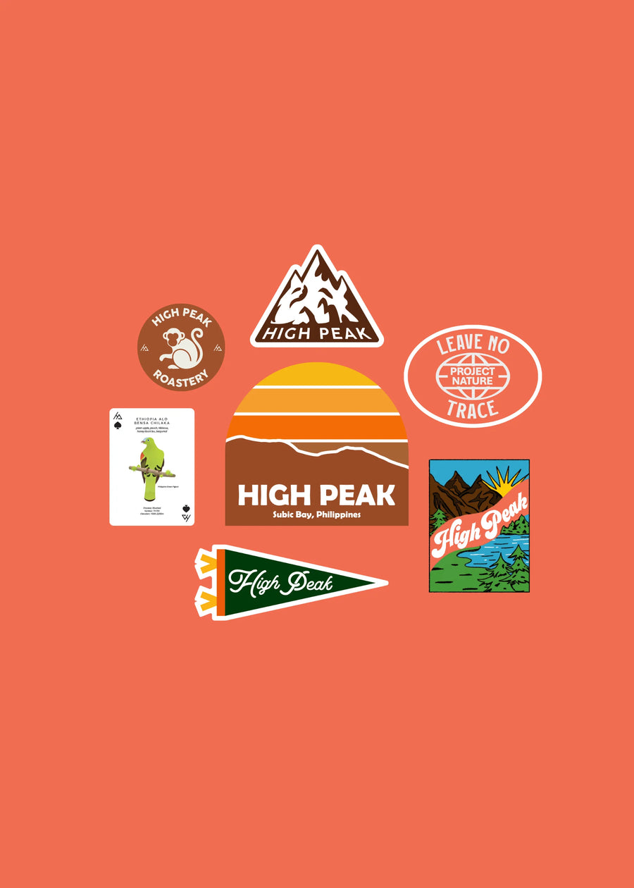 High Peak Sticker